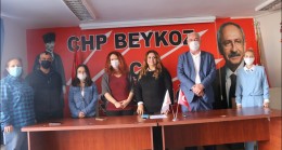 CHP Beykoz Kadın Kolları “Kadına Şiddete Hayır” Dedi