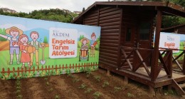 BEYKOZ “ENGELSİZ TARIM ATÖLYELERİ” NDE İLK FİDELER DİKİLDİ