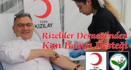 Rizeliler Derneği’nden Kan Bağışı Desteği
