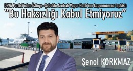 DEVA Partisi’nden İstinye–Çubuklu Arabalı Vapur Hattı’nın kapanmasına tepkisi: “Bu Haksızlığı Kabul Etmiyoruz”