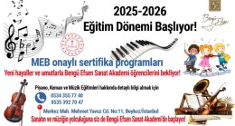 2025-2026 Eğitim Dönemi Bengü Efsen Sanat Akademi’de Başlıyor!
