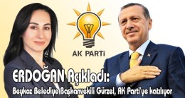 Erdoğan açıkladı: Beykoz Belediye Başkanvekili Gürzel, AK Parti’ye katılıyor