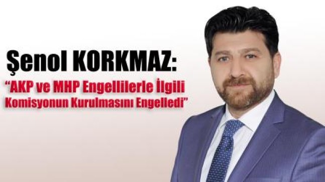 DEVA PARTİSİ: “AKP ve MHP Engellilerle İlgili Komisyonun Kurulmasını Engelledi”