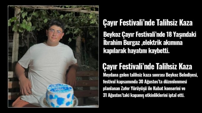 Çayır Festivali’nde Talihsiz Kaza