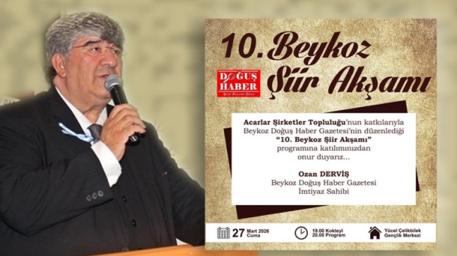 Beykoz’da 10. Şiir Akşamı Heyecanı: Kalpler Dizelerde Buluşuyor