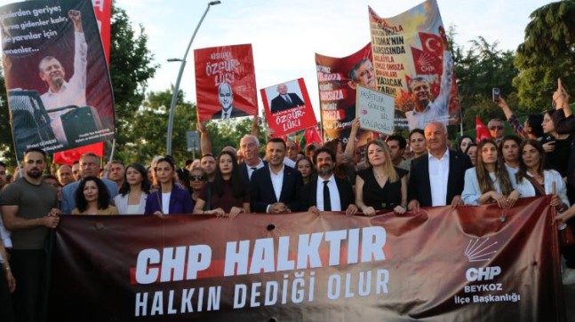 Özgür Çelik Beykoz’da Konuştu: “Geçim, Özgürlük, Adalet ve Seçim İçin Yürüyoruz”