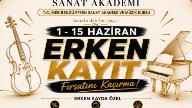 Bengü Efsen Sanat Akademi’de erken kayıt fırsatı