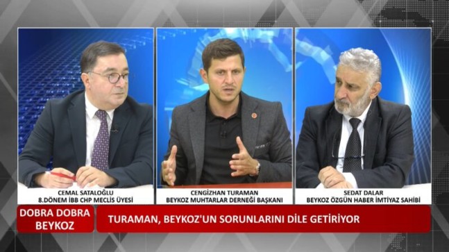 Dobra Dobra Beykoz’da Cengizhan Turaman’dan Önemli Açıklamalar