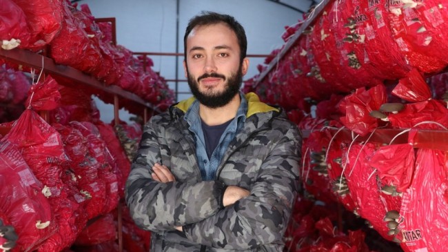 MÜHENDİSLİK KARİYERİNİ YARIDA BIRAKTI, BEYKOZ’DA MANTAR ÜRETİMİNE BAŞLADI   