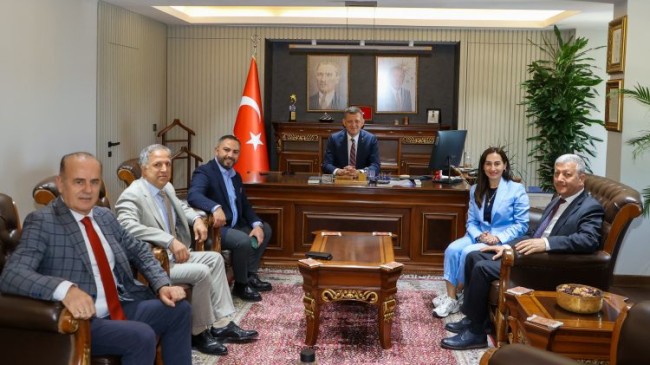 Başkan Vekili Gürzel’den Kaymakam Ürkmezer’e Hayırlı Olsun Ziyareti