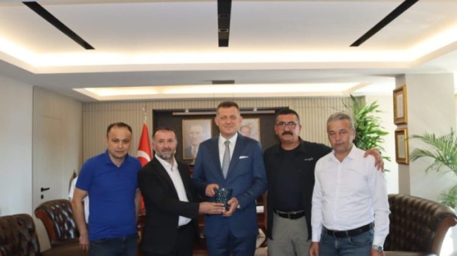 İl ve Bölge Dernekler Birliği’nden Kaymakam Ürkmezer’e Hayırlı Olsun Ziyareti