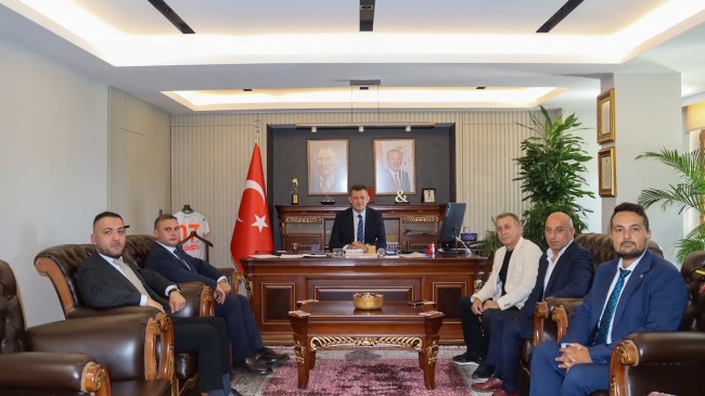 MHP’den, Kaymakam Ürkmezer’e “Hoş geldiniz” ziyareti