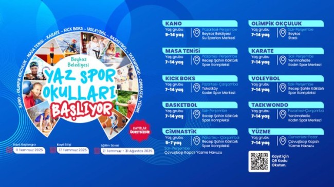 Beykoz’da Yaz Sporla Şenleniyor!