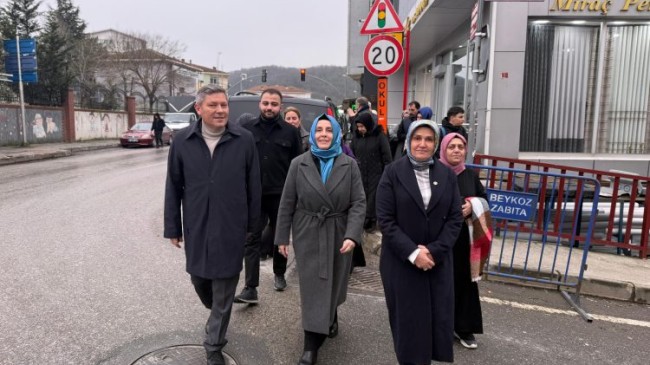 AK Parti’den Çavuşbaşı Çiftlik Mahallesi’nde Esnaf Ziyareti