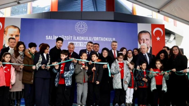 Beykoz’da Salim Düzgit İlkokulu ve Ortaokulu Açıldı