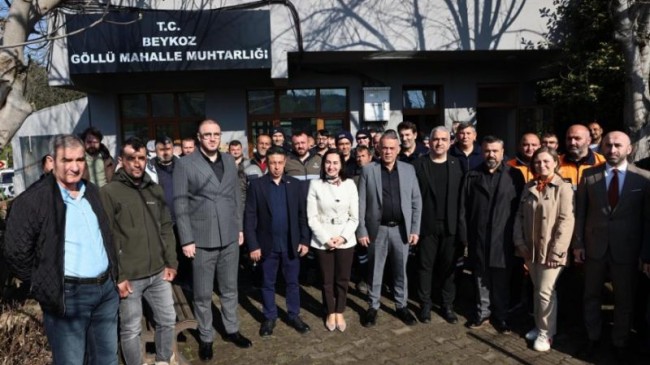 Beykoz’un Hizmet Çıkarması Göllü Mahallesi’ndeydi