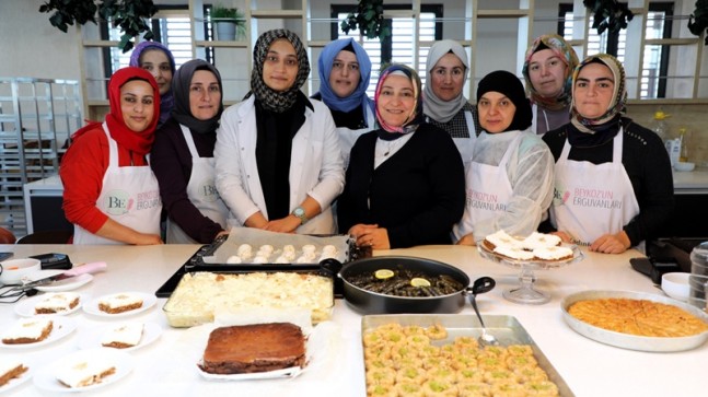 “BEYKOZ’UN ERGUVANLARI ÜRETİYOR AFİYETLE YENİYOR!”